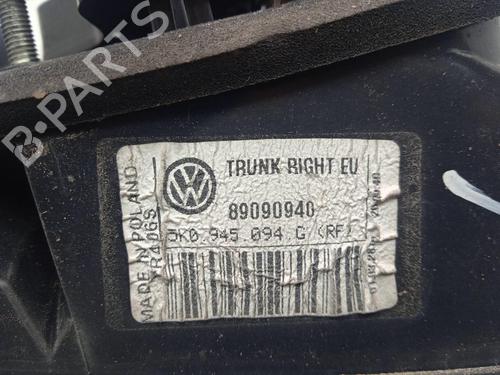 Right tailgate light VW GOLF VI (5K1) 1.6 TDI | BP12321522C80