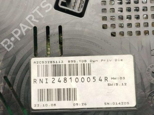 Instrument cluster RENAULT MEGANE III Hatchback (BZ0/1_, B3_)  | BP31621641C47 