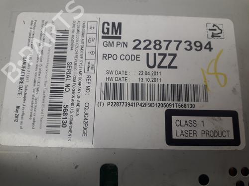 Used Radio Radio OPEL ASTRA J Sports Tourer (P10) 1.7 CDTI (35) (125 hp) 11151420 11151420