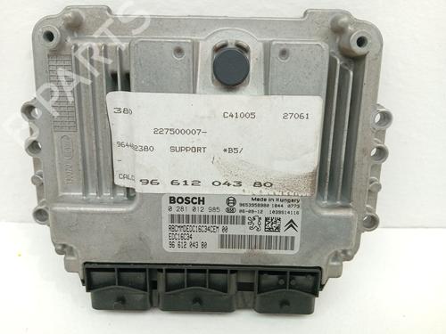 Used Engine control unit (ECU) Engine control unit (ECU) CITROËN C4 I (LC_) 1.6 HDi (90 hp) 40259146 40259146