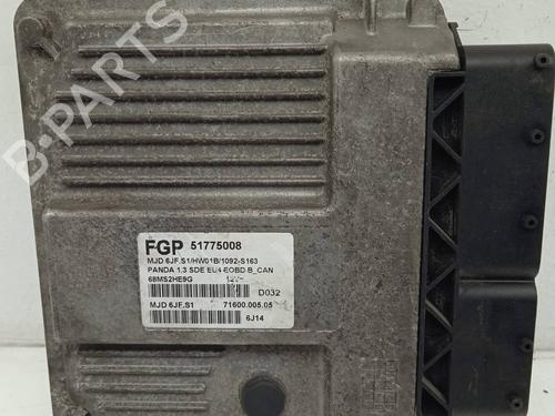 Used Engine control unit (ECU) FIAT PANDA (169_) 1.3 D Multijet (169AXG1A, 169AXD1A) (75 hp) 4338060