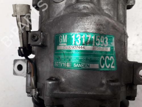 AC compressor OPEL VECTRA C GTS (Z02) 1.9 CDTI (F68) | BP11150672M34