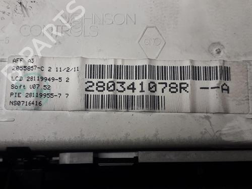 Display für RENAULT KANGOO / GRAND KANGOO II (KW0/1_) 1.5 dCi 70 (KW0V, KW0A) (68 hp) 11150365