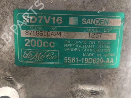 AC compressor FORD FIESTA V (JH_, JD_) 1.6 TDCi | BP4337323M34