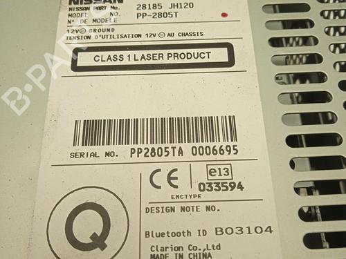 radio-nissan-x-trail-ii-t31-28185jh120-2007-2008-2009-2010-2011-2012-2013-2014-2015-2016-2017-2018-11160701 main image
