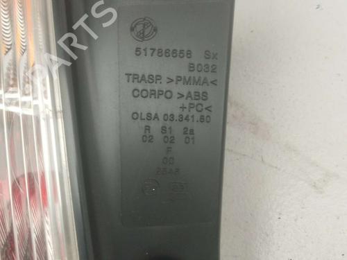 Left taillight LANCIA YPSILON (312_) 1.3 D Multijet (312.YXE1A, 312.YXU1A) | BP40096549C34 - Image 2