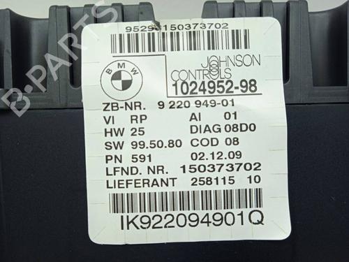 Instrument cluster BMW 1 (F20) 116 d | BP4372233C47