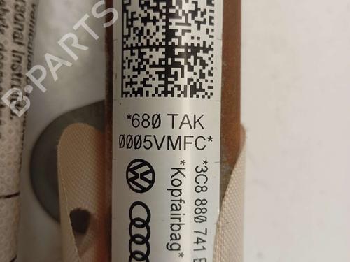 Left curtain airbag VW PASSAT CC B6 (357)  | BP26004288C11 