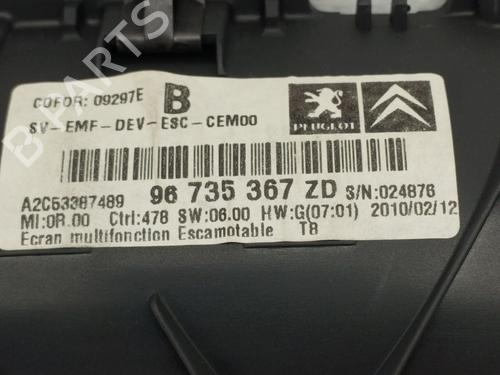 Display monitor PEUGEOT 5008 (0U_, 0E_)  | BP31618136C48 