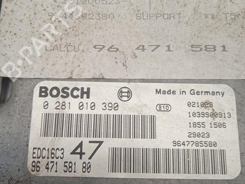 Engine control unit (ECU) PEUGEOT 307 (3A/C) 1.4 HDi | BP36111521M57  - Image 6