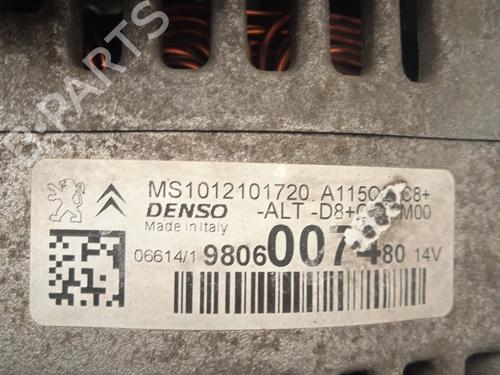 Alternator CITROËN C3 II (SC_) 1.2 VTi 82 | BP36111522M7 - Image 5