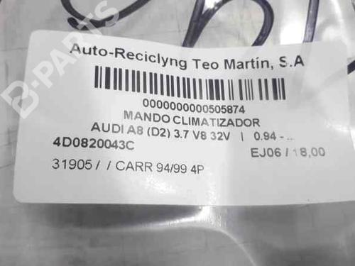 Climate control AUDI A8 D2 (4D2, 4D8) | BP4294157I5