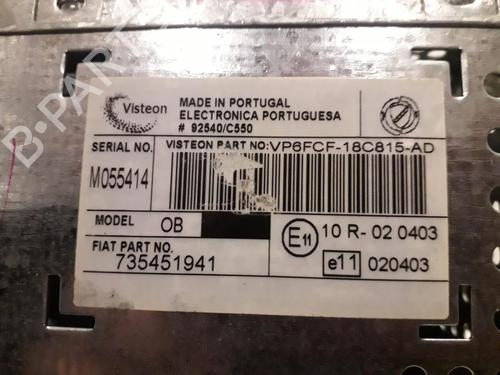 Used Radio FIAT BRAVO II (198_) 1.9 D Multijet (198AXB1A) (120 hp) 4277629