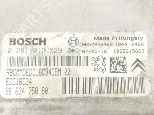 Engine control unit (ECU) CITROËN C3 II (SC_) 1.4 HDi 70 (SC8HZC, SC8HR0, SC8HP4) | BP31619118M57