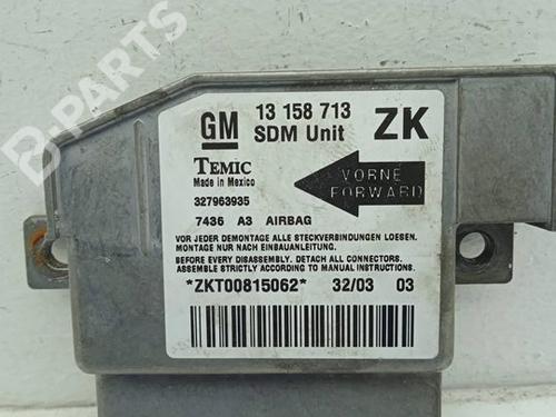 Used ECU airbags OPEL MERIVA A MPV (X03) 1.7 DTI (E75) (75 hp) 4314506