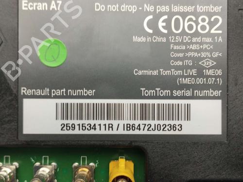 Display monitor RENAULT MEGANE III Hatchback (BZ0/1_, B3_) | BP18548755C48