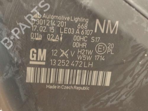 Left headlight OPEL ZAFIRA / ZAFIRA FAMILY B (A05) | BP26221850C28