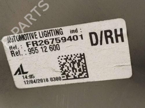 Right taillight OPEL ZAFIRA / ZAFIRA FAMILY B (A05) | BP26221852C35