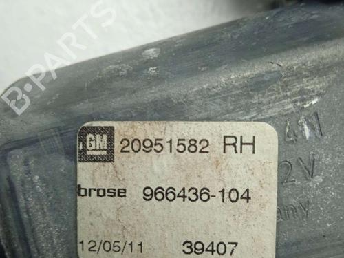 Front right window mechanism OPEL ASTRA J (P10) | BP31621192C23 - Image 6