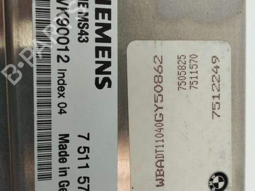 Engine control unit (ECU) BMW 5 (E39) | BP31616254M57 - Image 2