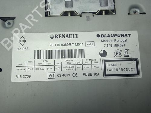 Radio RENAULT SCÉNIC III (JZ0/1_)  | BP31641772E6 