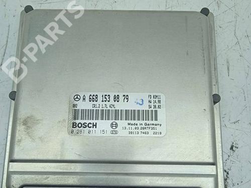 Used Engine control unit (ECU) MERCEDES-BENZ A-CLASS (W168) A 170 CDI (168.009, 168.109) (95 hp) 4345958