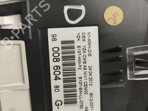 Instrument cluster PEUGEOT 208 I (CA_, CC_) 1.4 HDi | BP17428901C47