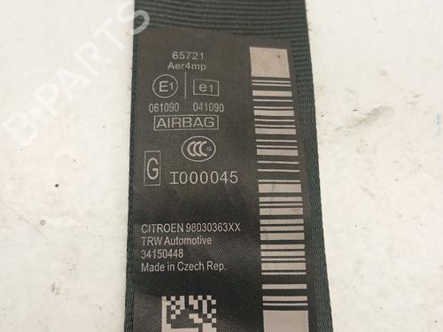 Front left seatbelt CITROËN C3 II (SC_) 1.6 HDi 90 | BP34582741I26  - Image 7