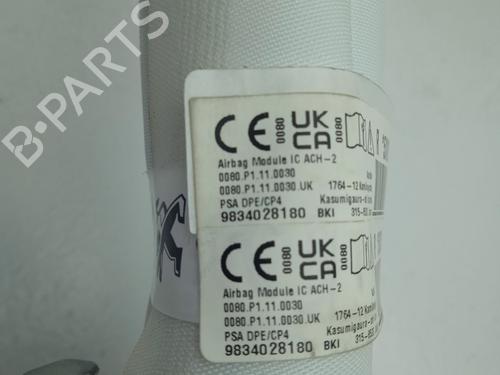 Right curtain airbag CITROËN C4 III (BA_, BB_, BC_) 1.2 PureTech 130 (BAHNSA, BAHNSB) | BP32386554C12