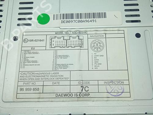 Radio CHEVROLET CAPTIVA (C100, C140)  | BP31621066E6 