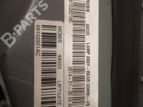 Right tailgate light JEEP CHEROKEE (KL) 2.0 CRD 4x4 | BP11348936C80