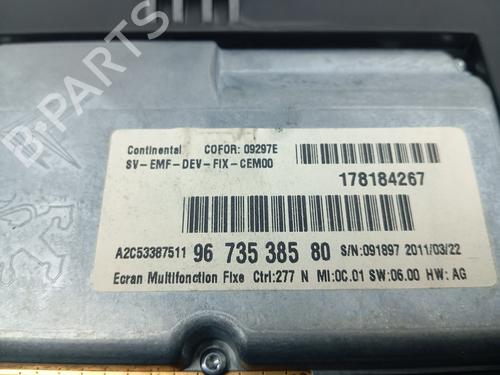 Instrument cluster CITROËN C4 Grand Picasso I (UA_)  | BP22337493C47 