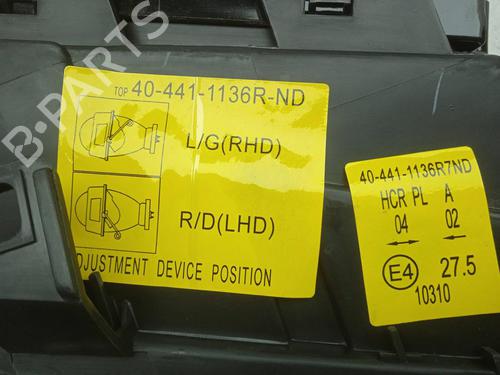 Right headlight AUDI A4 B5 (8D2) 1.8 | BP4257149C29