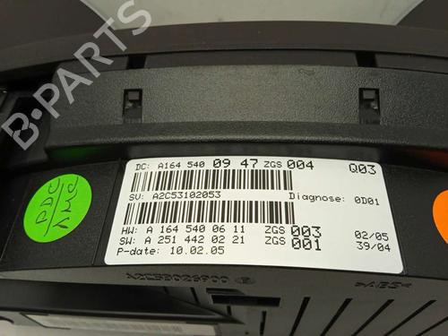 Instrument cluster RENAULT KANGOO Express (FC0/1_)  | BP12321395C47 