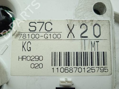 Instrument cluster HONDA STREAM (RN) | BP4372640C47