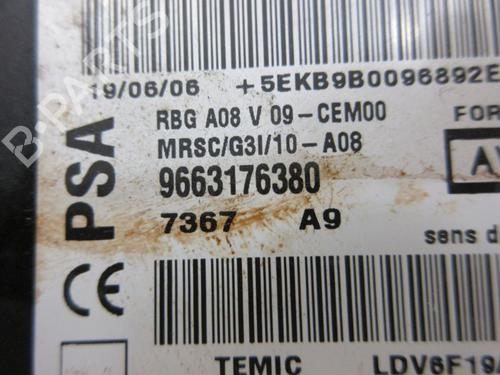 ECU airbags PEUGEOT 1007 (KM_) 1.4 | BP25013455M53 