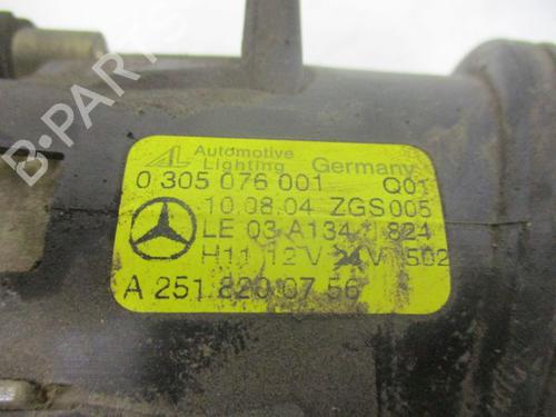 Left front fog light MERCEDES-BENZ A-CLASS (W169) A 150 (169.031, 169.331) | BP18797768C30 