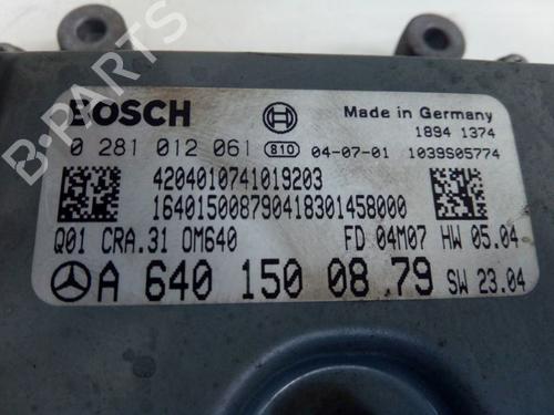 Engine control unit (ECU) MERCEDES-BENZ A-CLASS (W169) A 200 CDI (169.008, 169.308) | BP29106986M57 