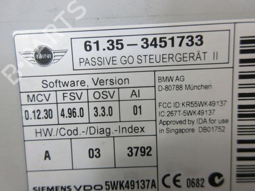 Control unit MINI MINI CLUBMAN (R55) Cooper S | BP29091719M11 