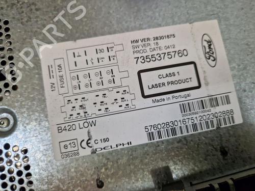 Radio FORD KA (RU8) 1.2 | BP29107160E6 