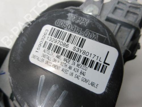 Front left seatbelt CHEVROLET CRUZE (J300) 1.4 | BP29097102I26 
