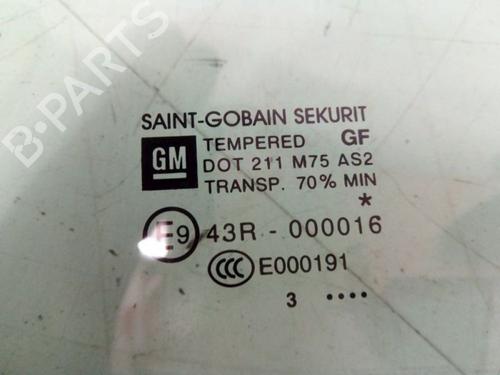 Front left quarter glass OPEL MERIVA B MPV (S10) 1.4 (75) | BP30184466C111 