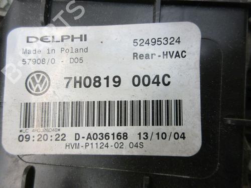 Varmvifte VW TRANSPORTER T5 Bus (7HB, 7HJ, 7EB, 7EJ) 2.5 TDI | BP29094056M62 