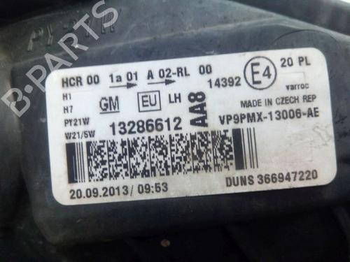 Left headlight OPEL MERIVA B MPV (S10) 1.4 (75) | BP30184461C28