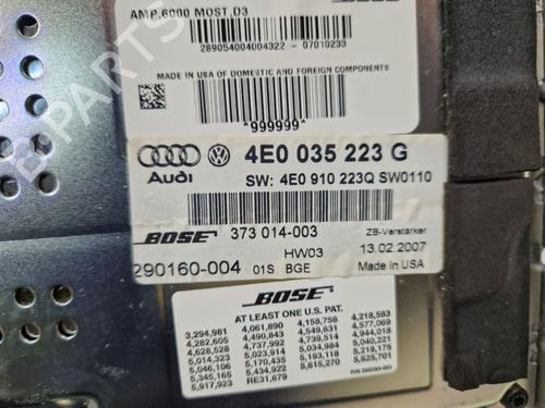 Electronic module AUDI A8 D3 (4E2, 4E8) 4.2 TDI quattro | BP31877014M83 
