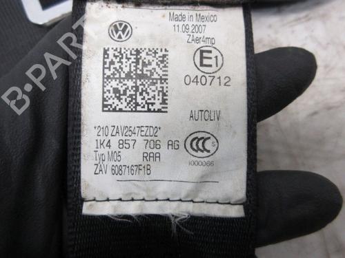 Front right seatbelt VW GOLF V Variant (1K5) 2.0 TDI | BP37129260I25 - Image 8