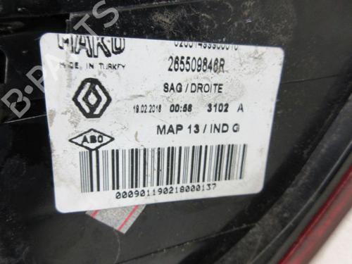 Right taillight RENAULT CLIO IV (BH_) 1.2 16V | BP29098668C35 