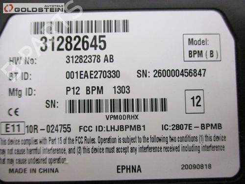 Control unit VOLVO C70 II Convertible (542) 2.0 D | BP37105400M11 - Image 5