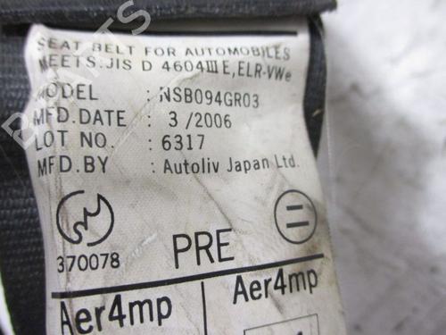Front right seatbelt HONDA FR-V (BE) 2.2 i CTDi (BE5) | BP37113743I25 - Image 3