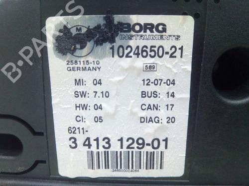 Instrument cluster BMW X3 (E83) 2.5 i | BP37141729C47 - Image 10